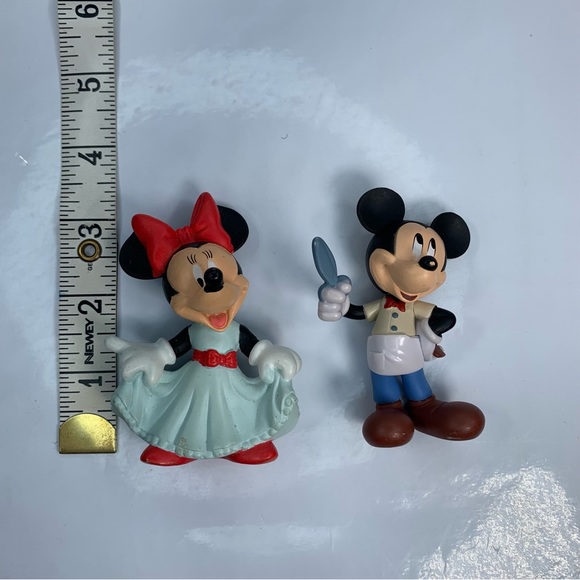 Disney Mickey and Minnie Mouse Cake Topper 3" tall - Picture 6 of 8